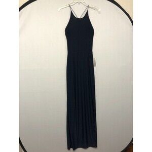 NWT Love x Design Women Sleeveless Maxi Dress Size XS X-Small Dark Blue B319 -17